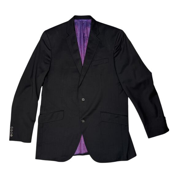 Ted Baker Endurance Mens Black Double Button Long Sleeve Blazer Jacket Size 42 - Picture 1 of 8